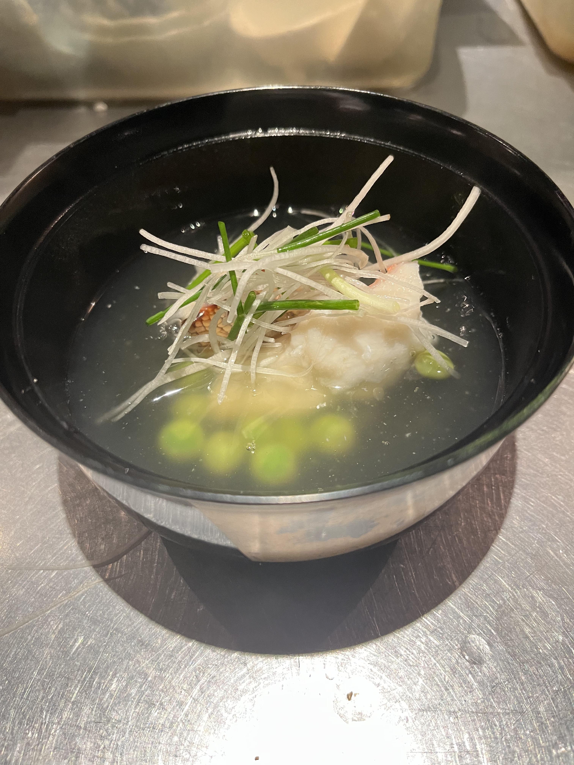 日々変わるコース料理　昨日の８８００円コースのお碗