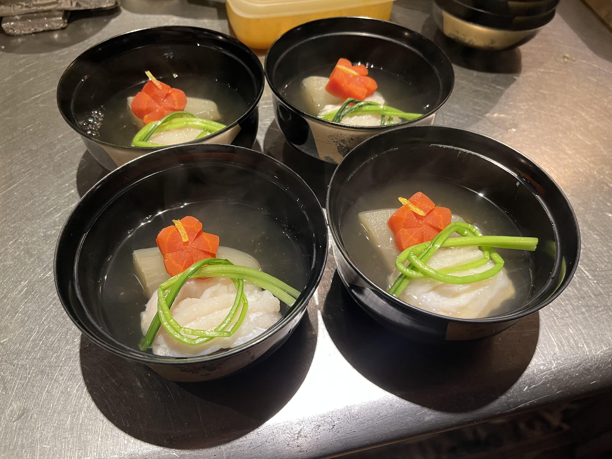 三浦半島　神経〆武鯛と京野菜のお碗